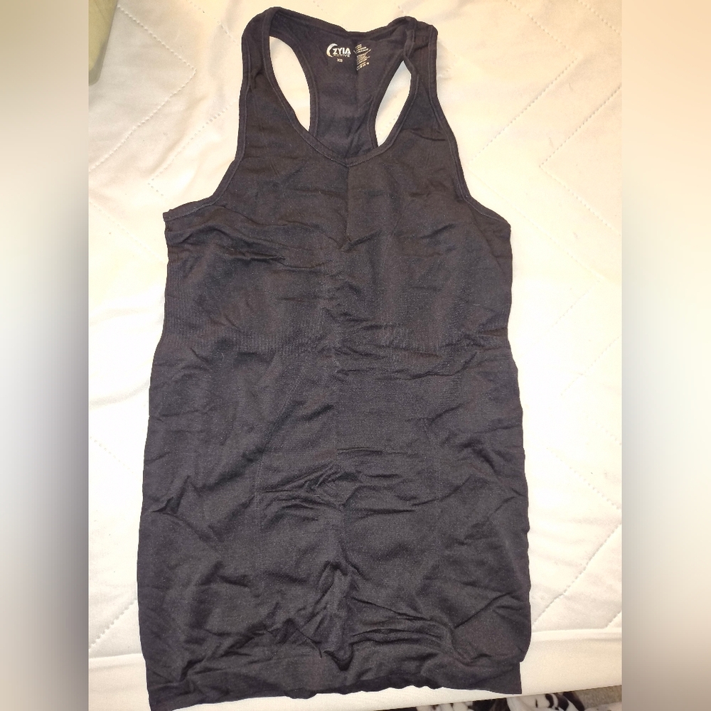 Gray Racerback Tank Top